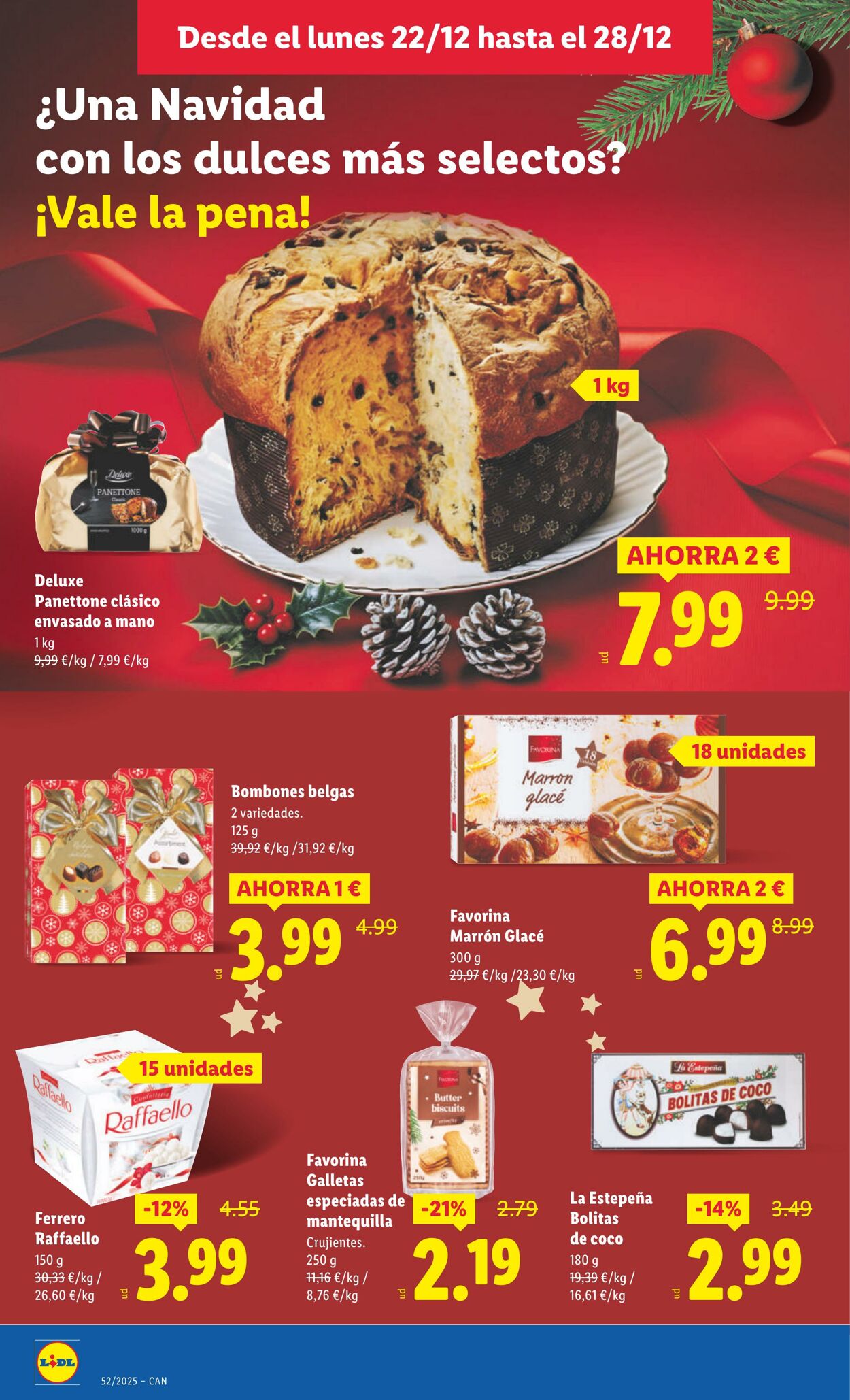 Folleto Lidl 22.12.2025 - 28.12.2025