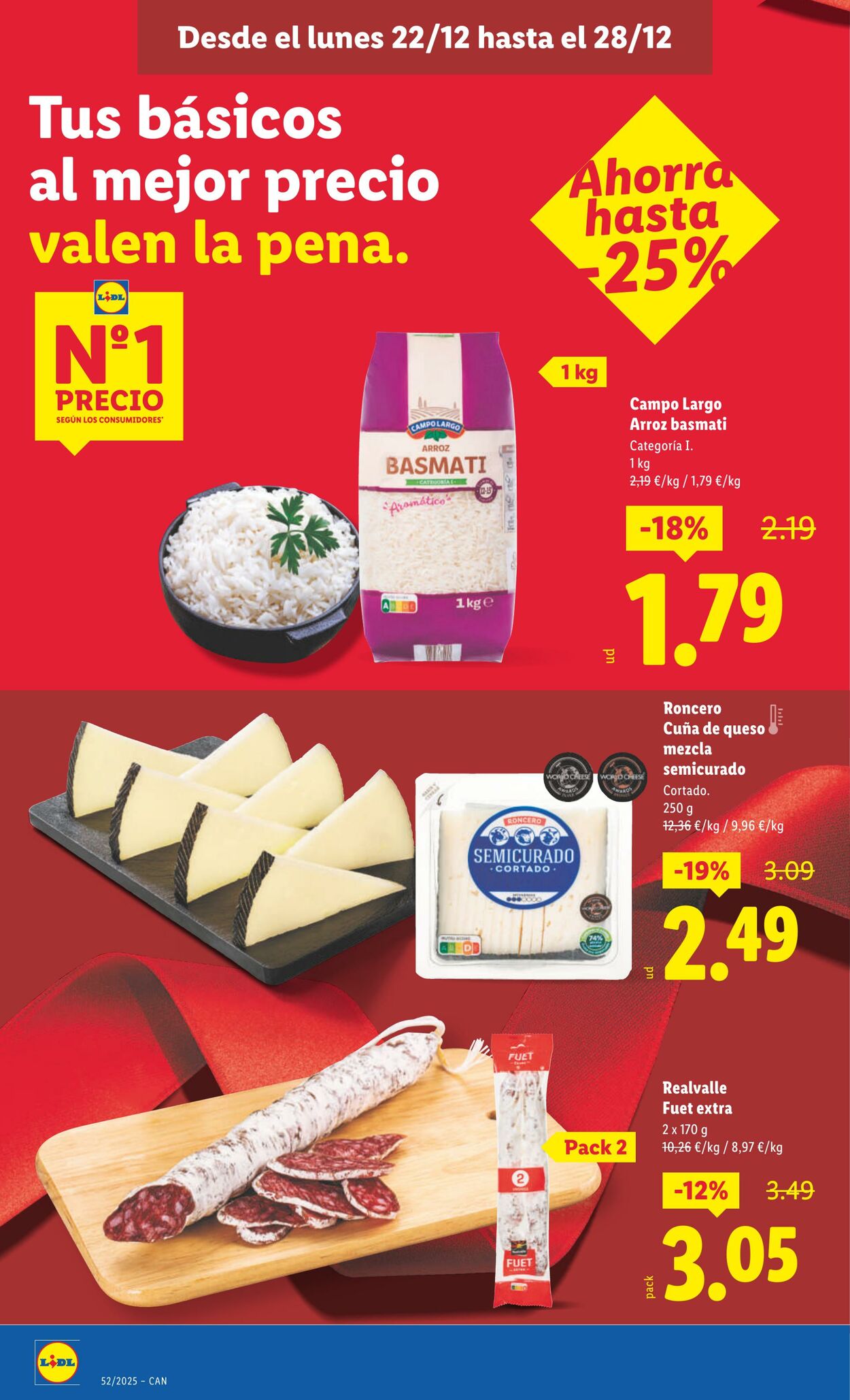 Folleto Lidl 22.12.2025 - 28.12.2025