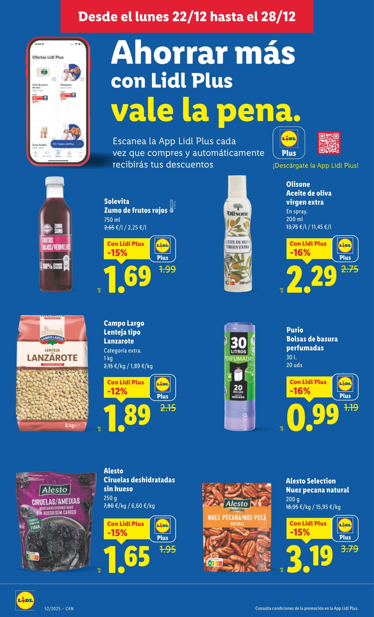 Folleto Lidl 22.12.2025 - 28.12.2025