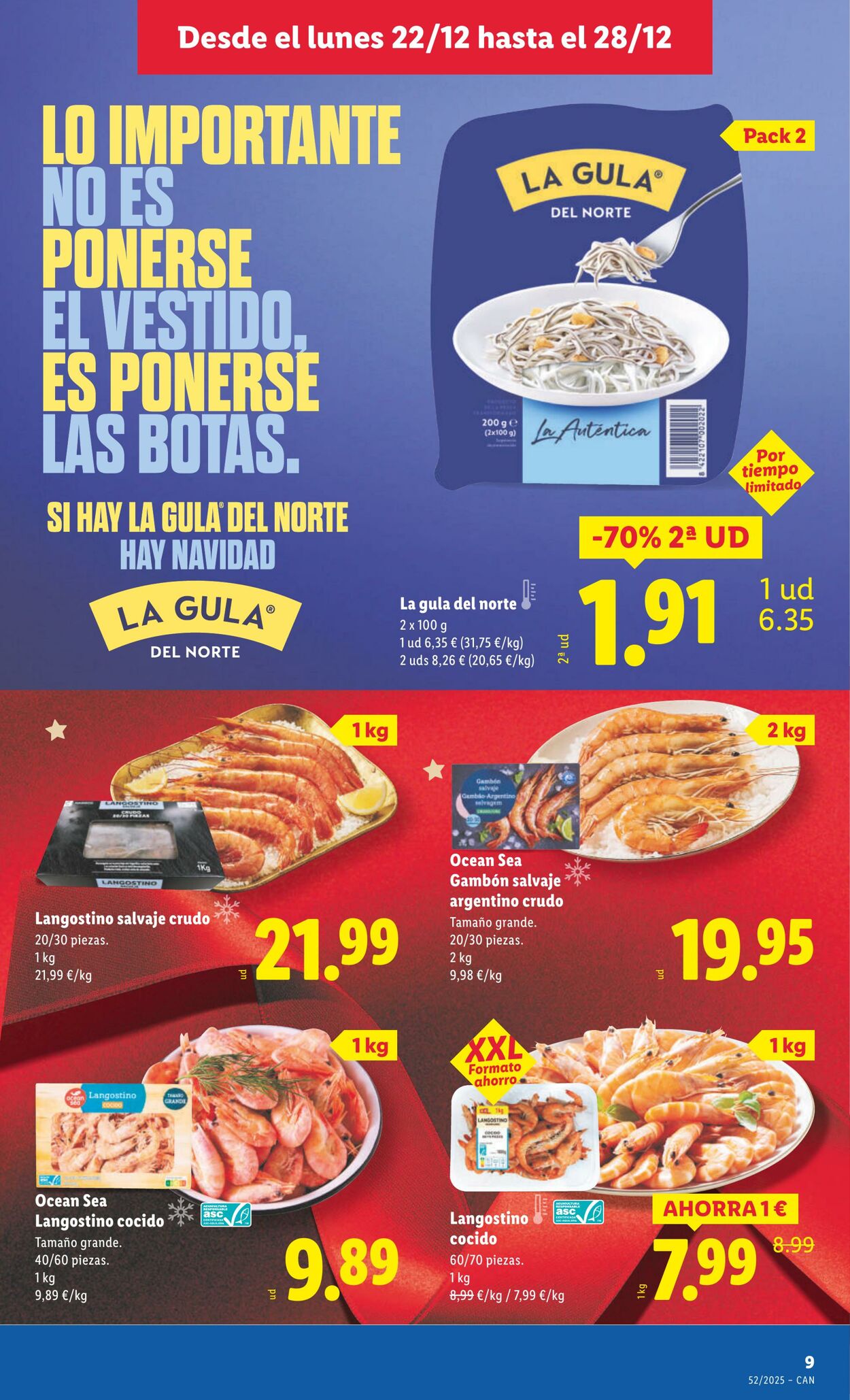 Folleto Lidl 22.12.2025 - 28.12.2025