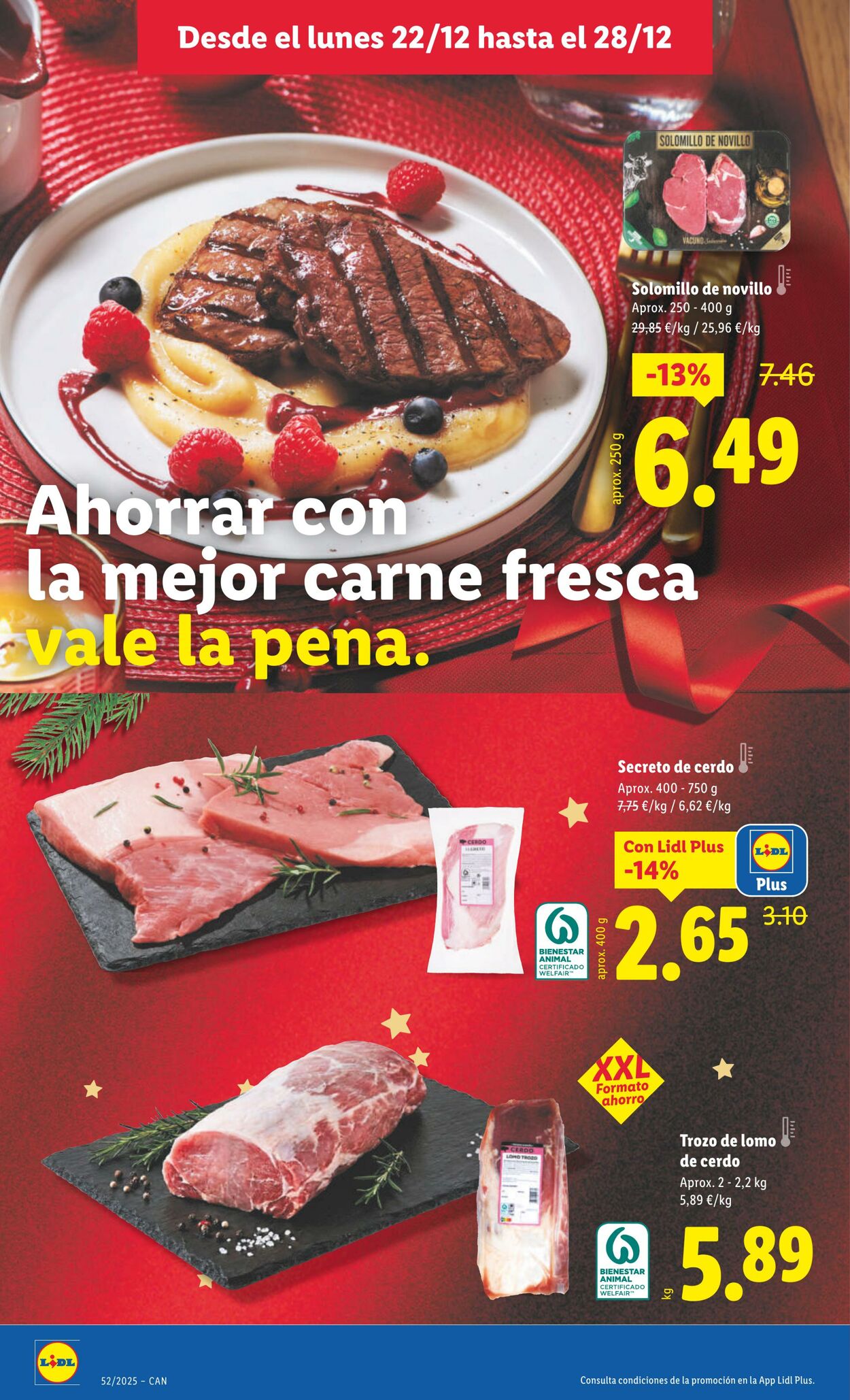 Folleto Lidl 22.12.2025 - 28.12.2025