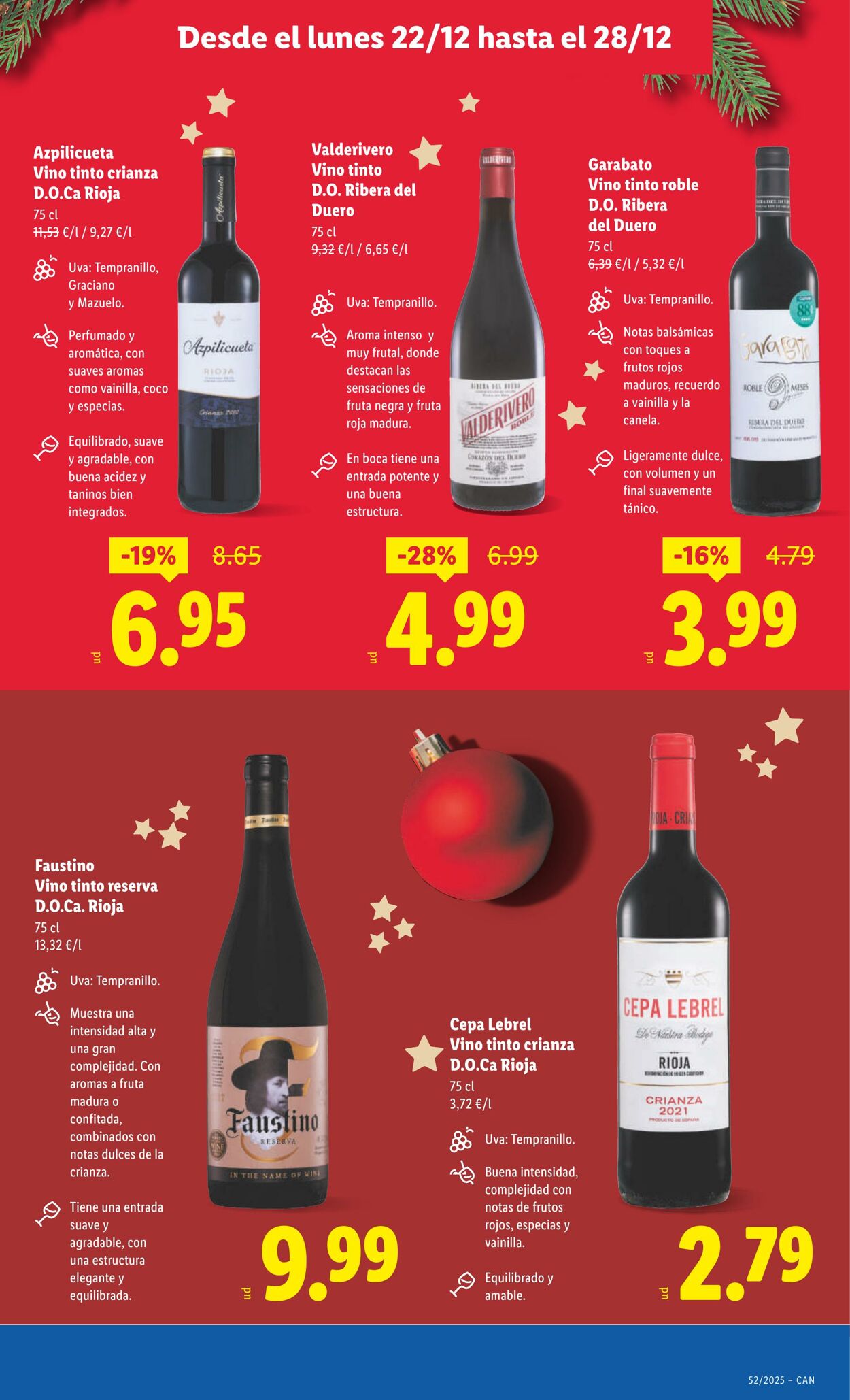 Folleto Lidl 22.12.2025 - 28.12.2025