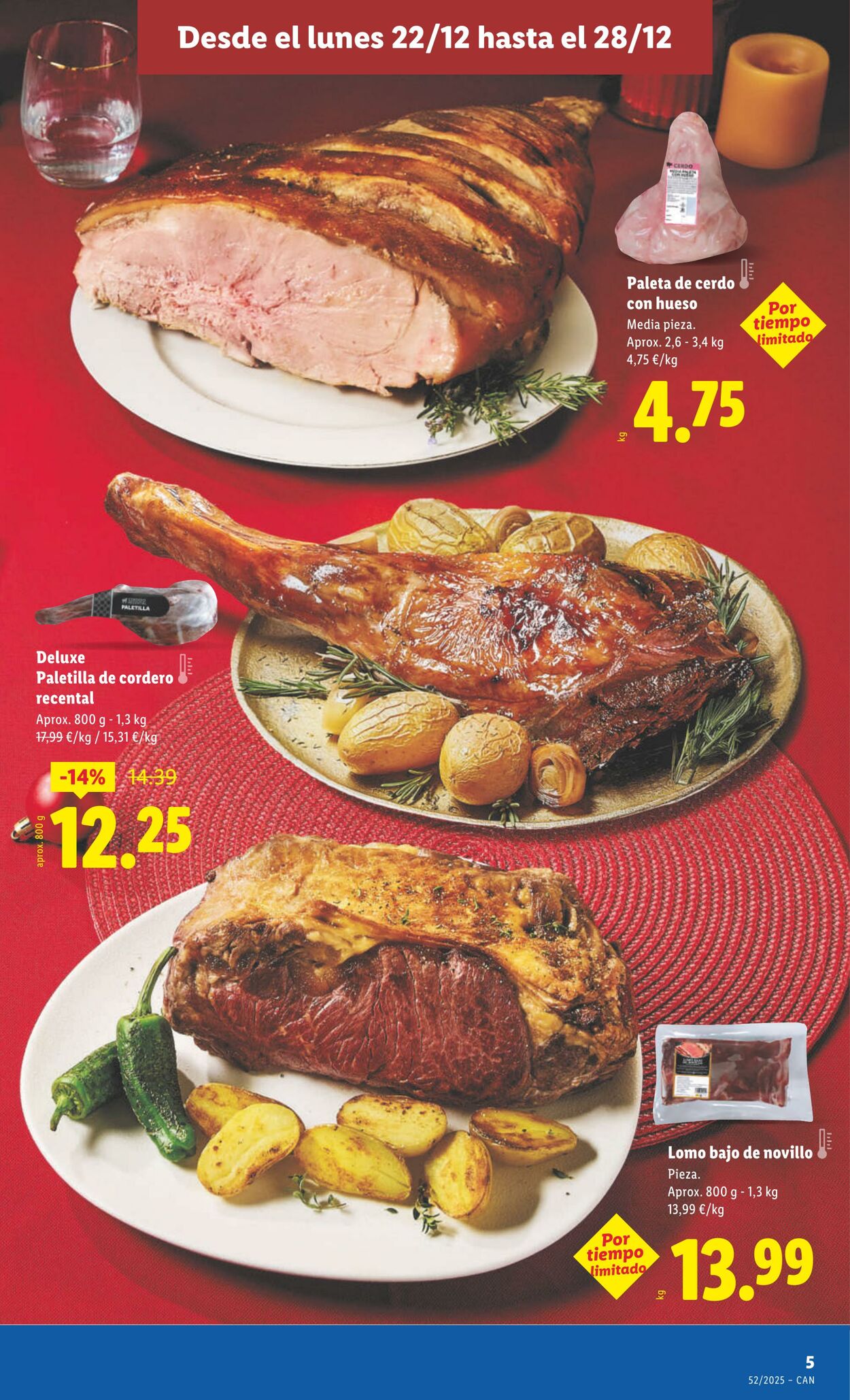 Folleto Lidl 22.12.2025 - 28.12.2025