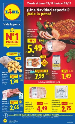 Folleto Lidl 22.12.2025 - 28.12.2025