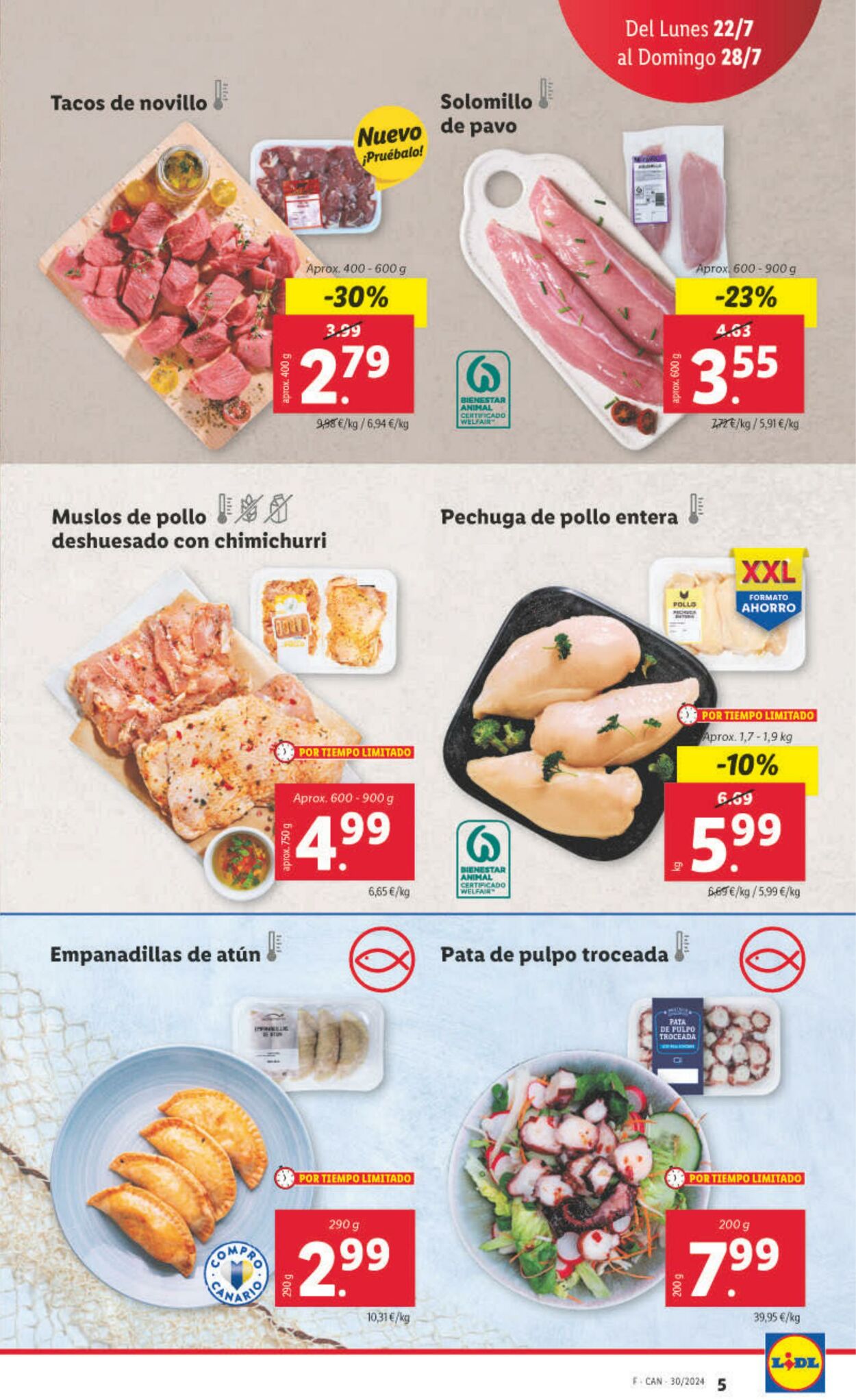 Folleto Lidl 22.07.2024 - 28.07.2024