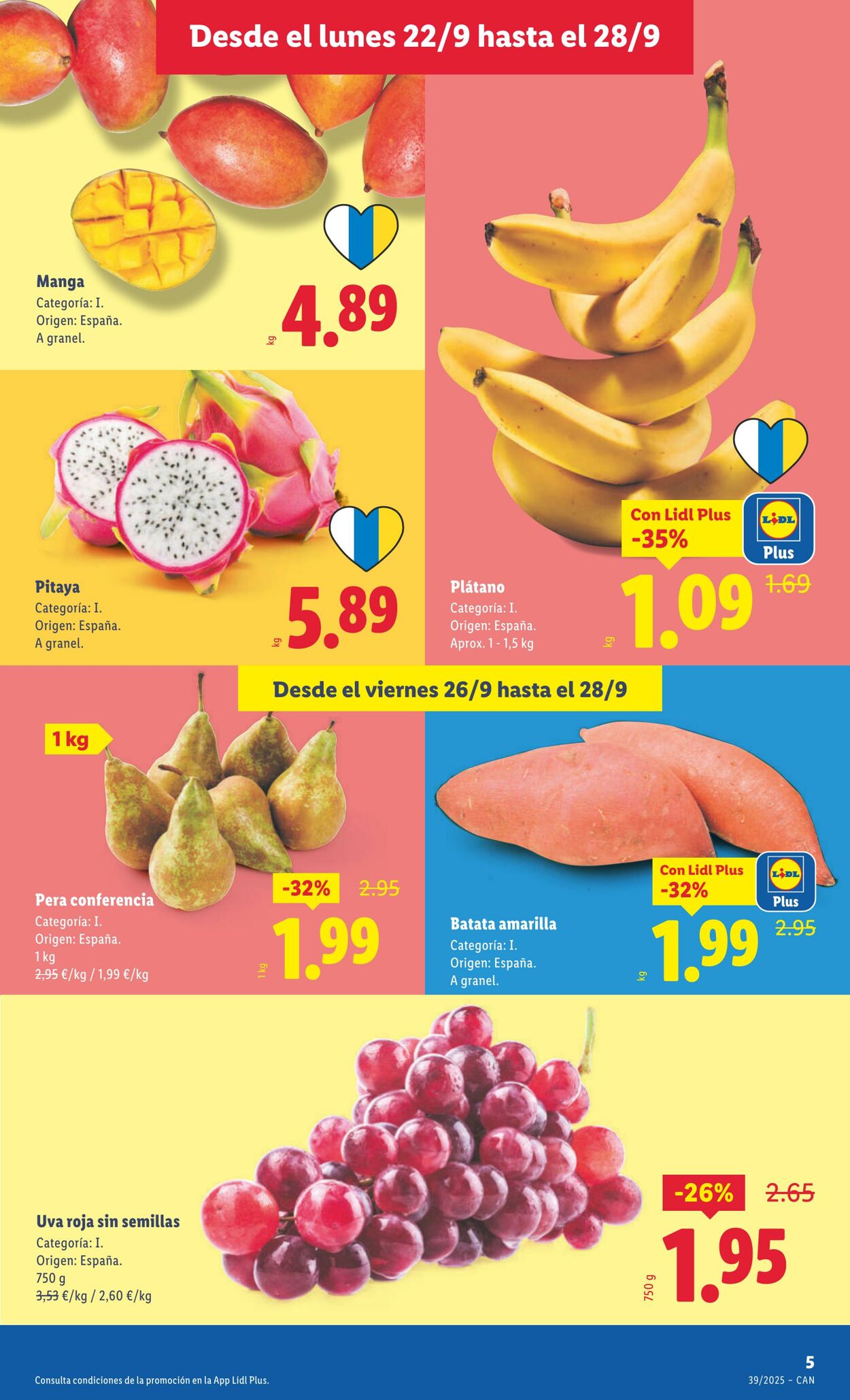 Folleto Lidl 22.09.2025 - 28.09.2025