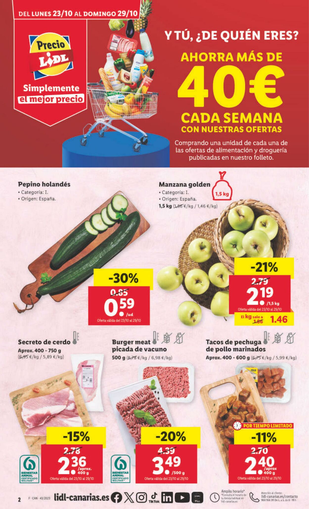 Folleto Lidl 23.10.2023 - 05.11.2023