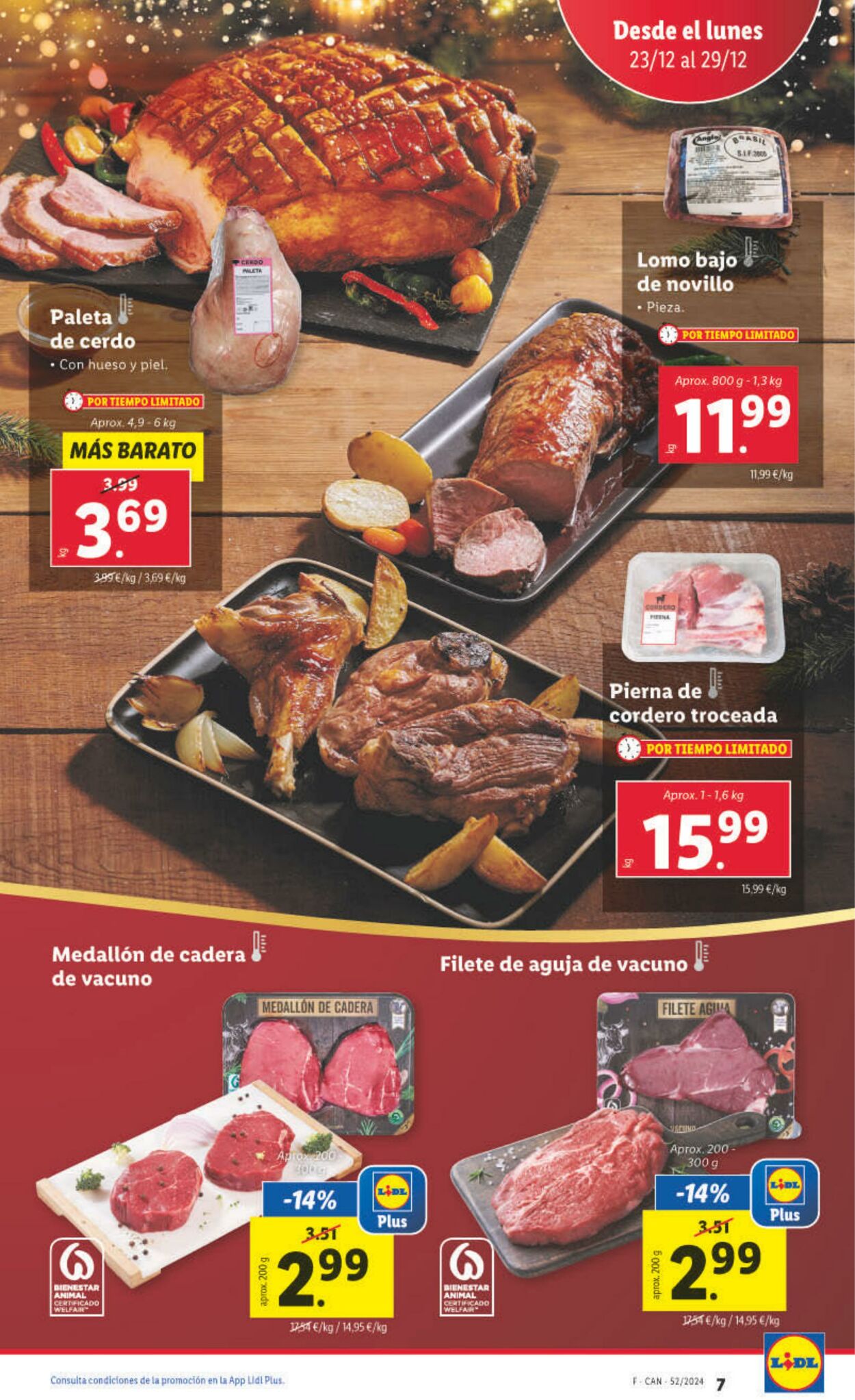 Folleto Lidl 23.12.2024 - 29.12.2024