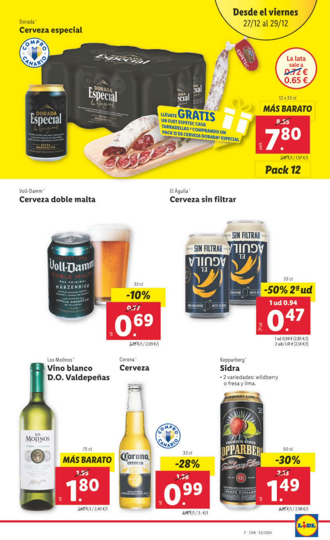 Folleto Lidl 23.12.2024 - 29.12.2024