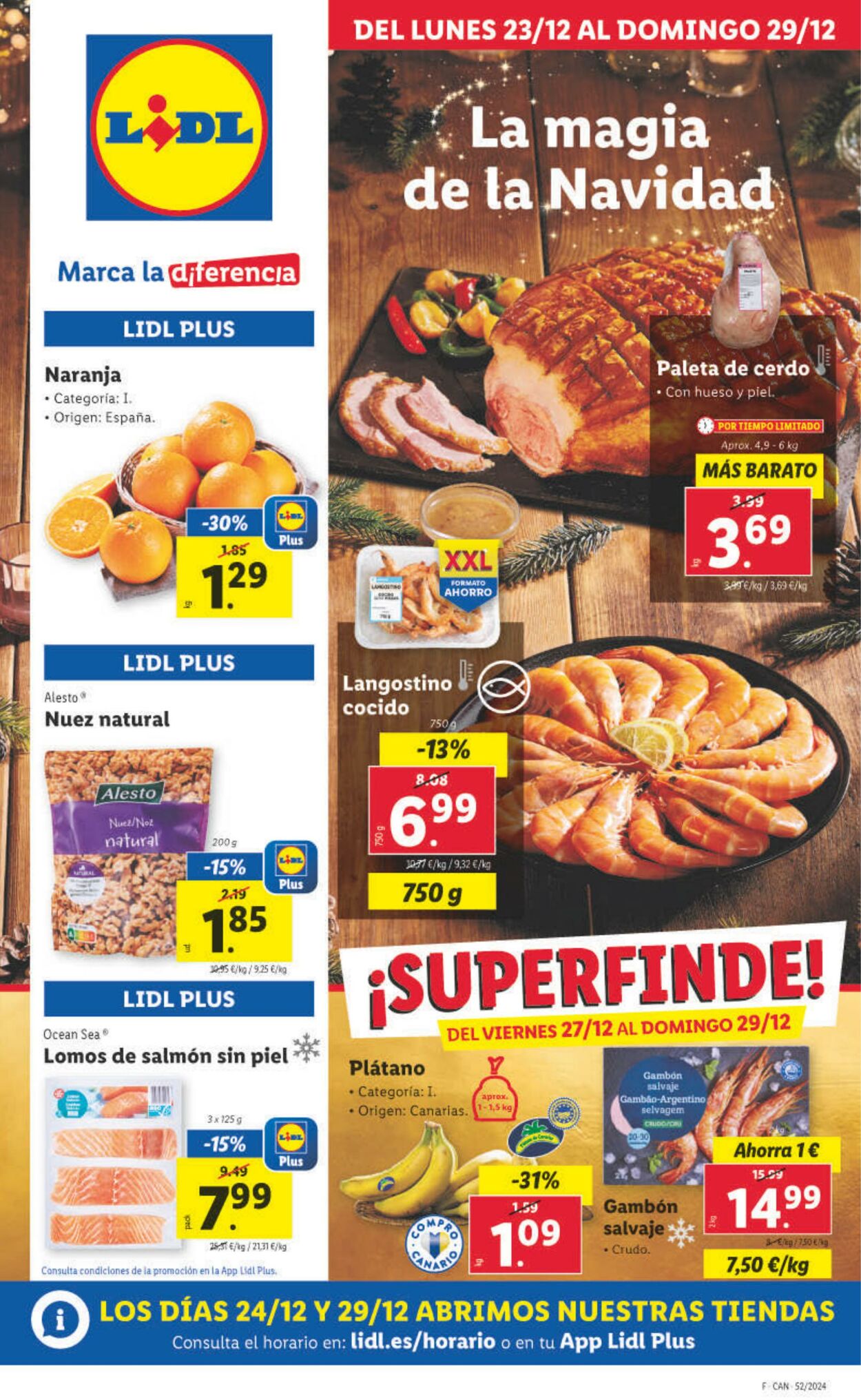 Folleto Lidl 23.12.2024 - 29.12.2024