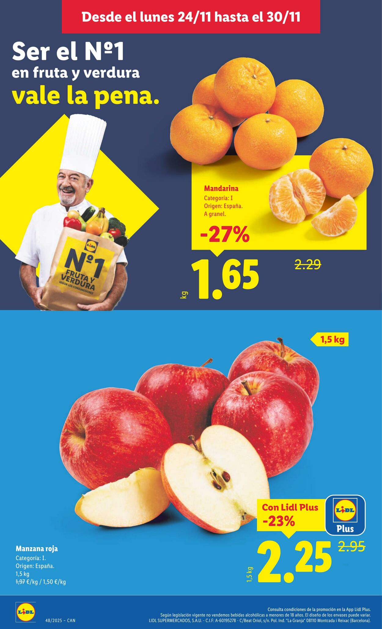 Folleto Lidl 24.11.2025 - 30.11.2025