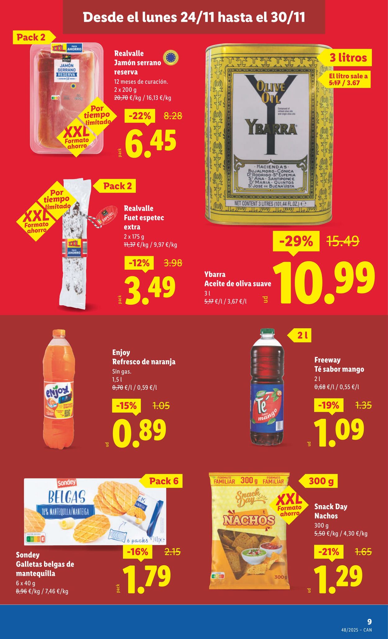 Folleto Lidl 24.11.2025 - 30.11.2025