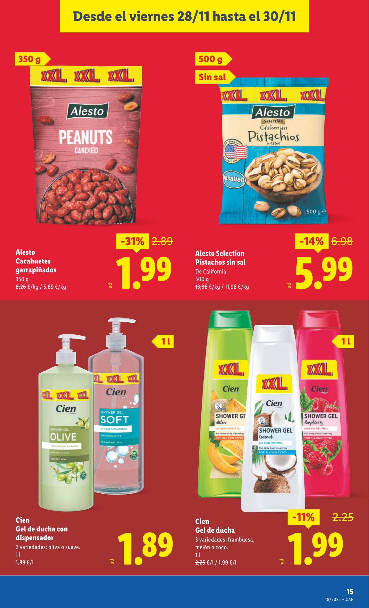 Folleto Lidl 24.11.2025 - 30.11.2025
