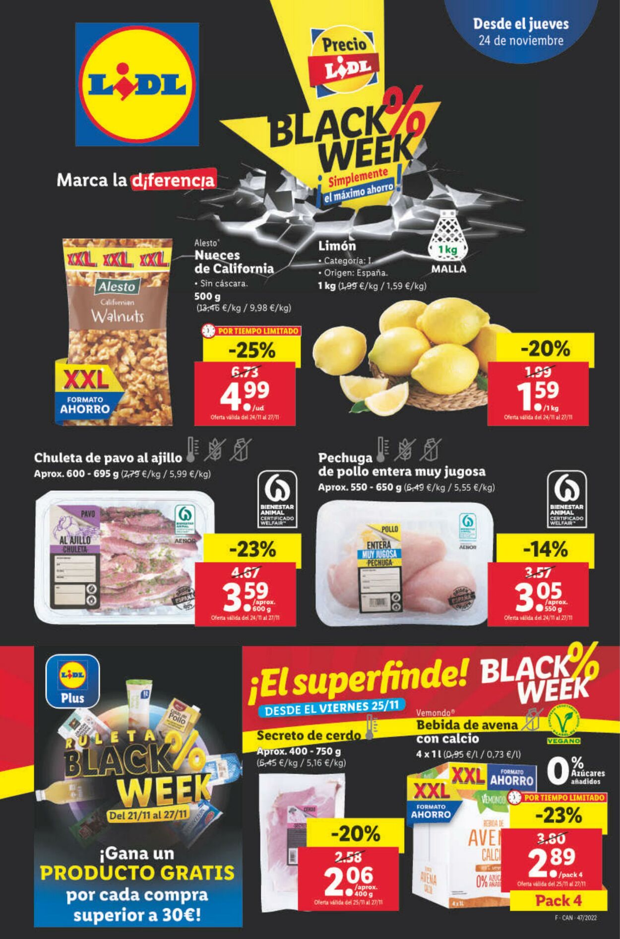 Folleto Lidl 24.11.2022 - 30.11.2022