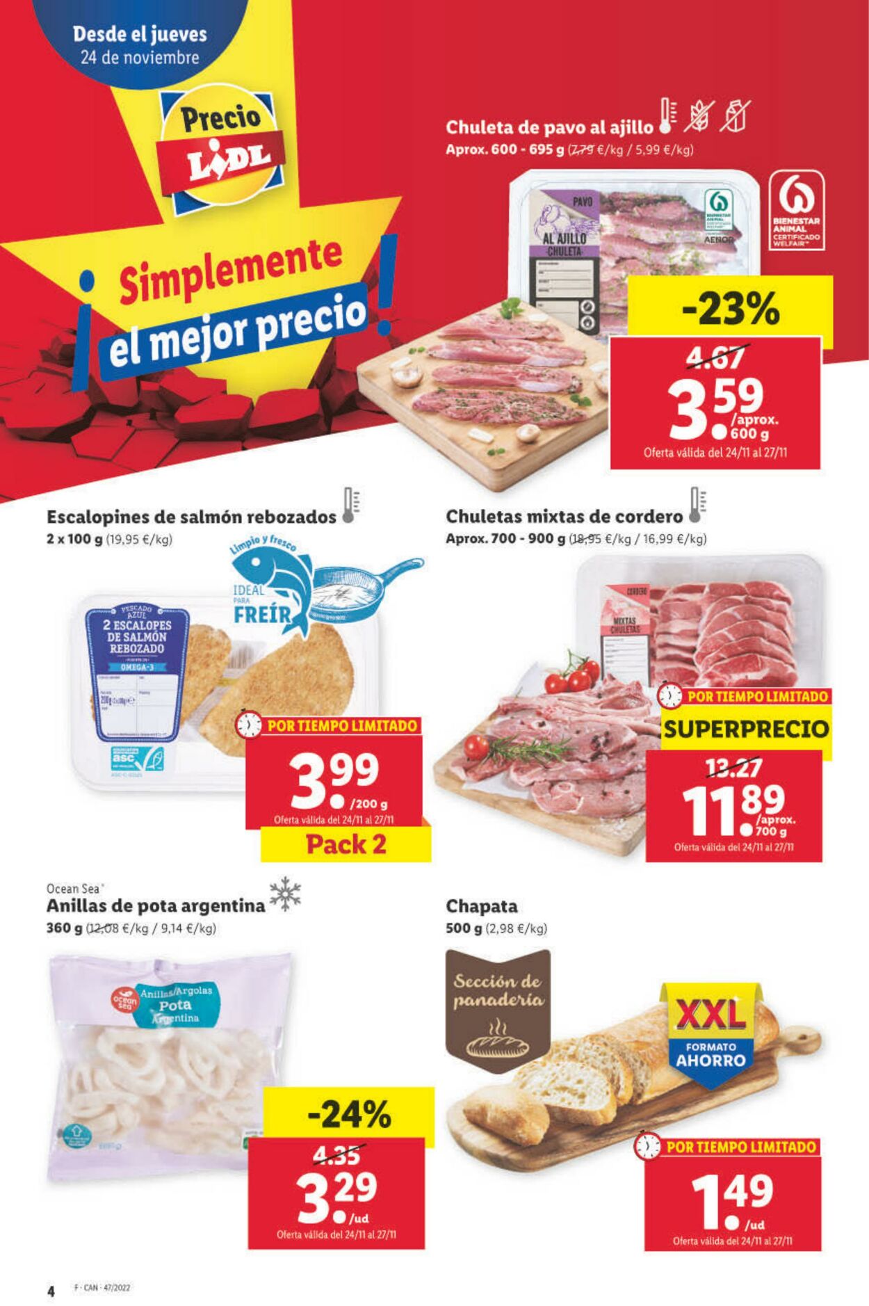 Folleto Lidl 24.11.2022 - 30.11.2022