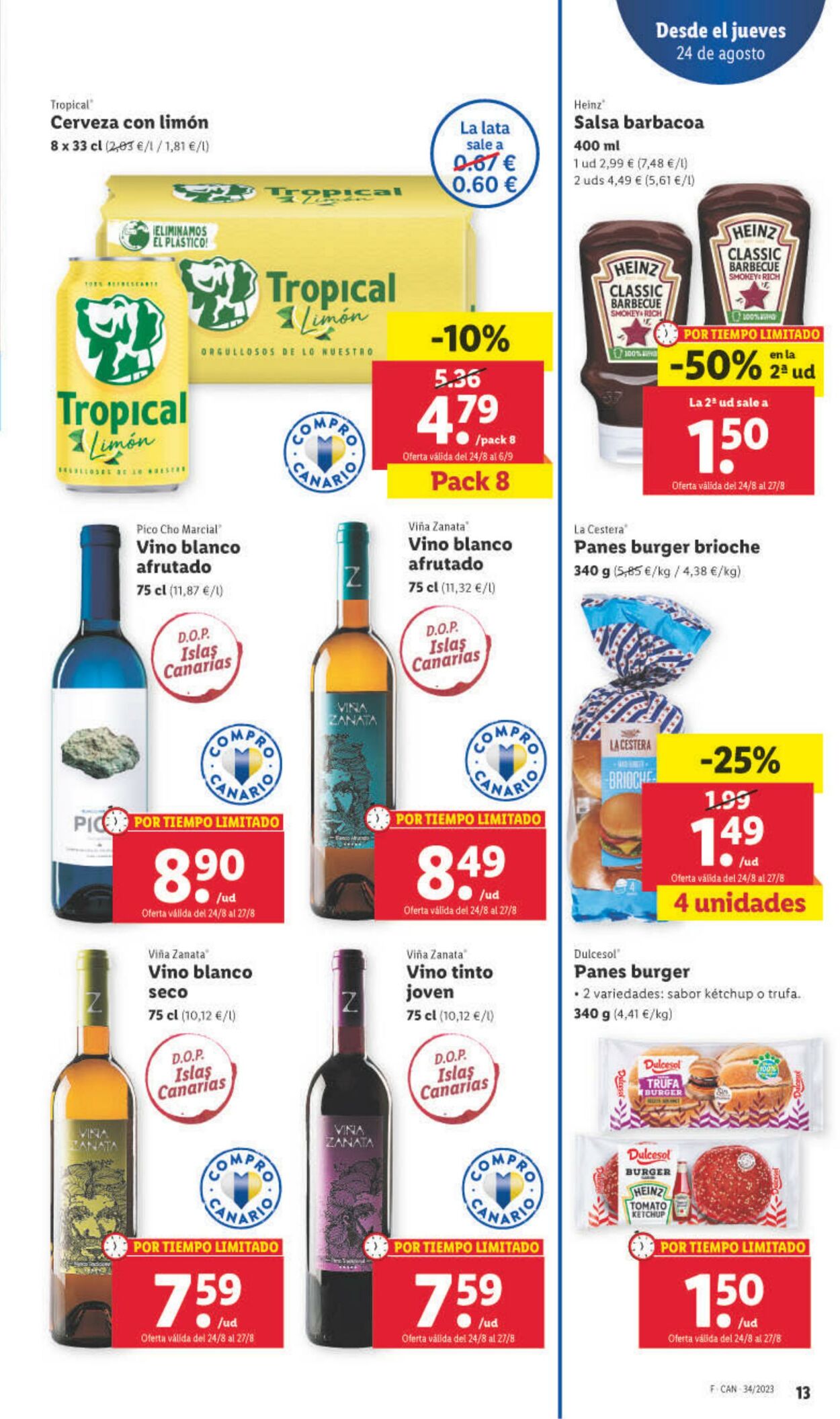 Folleto Lidl 24.08.2023 - 27.08.2023