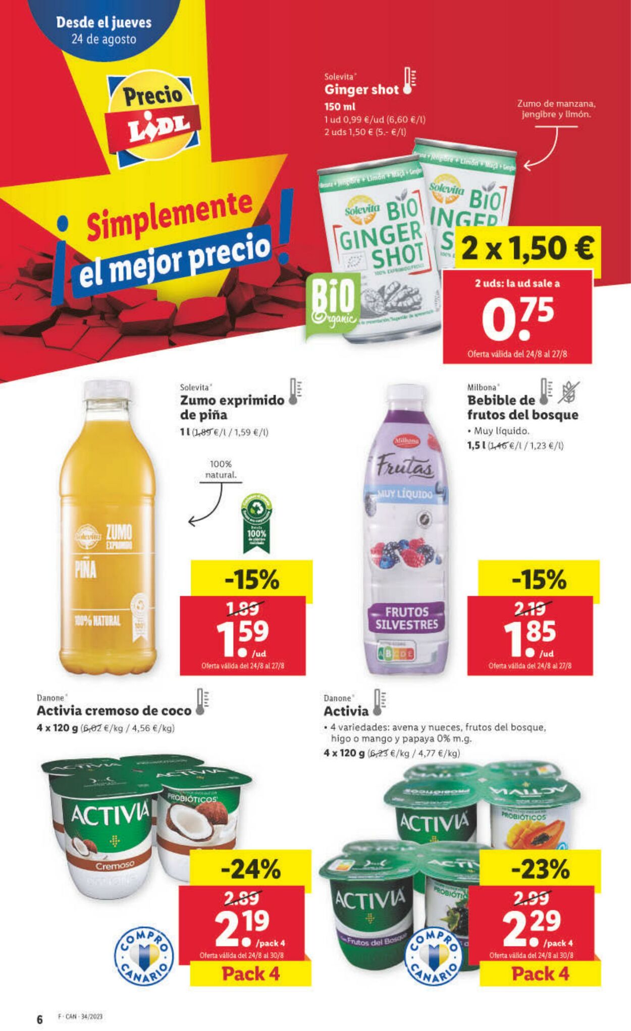 Folleto Lidl 24.08.2023 - 27.08.2023