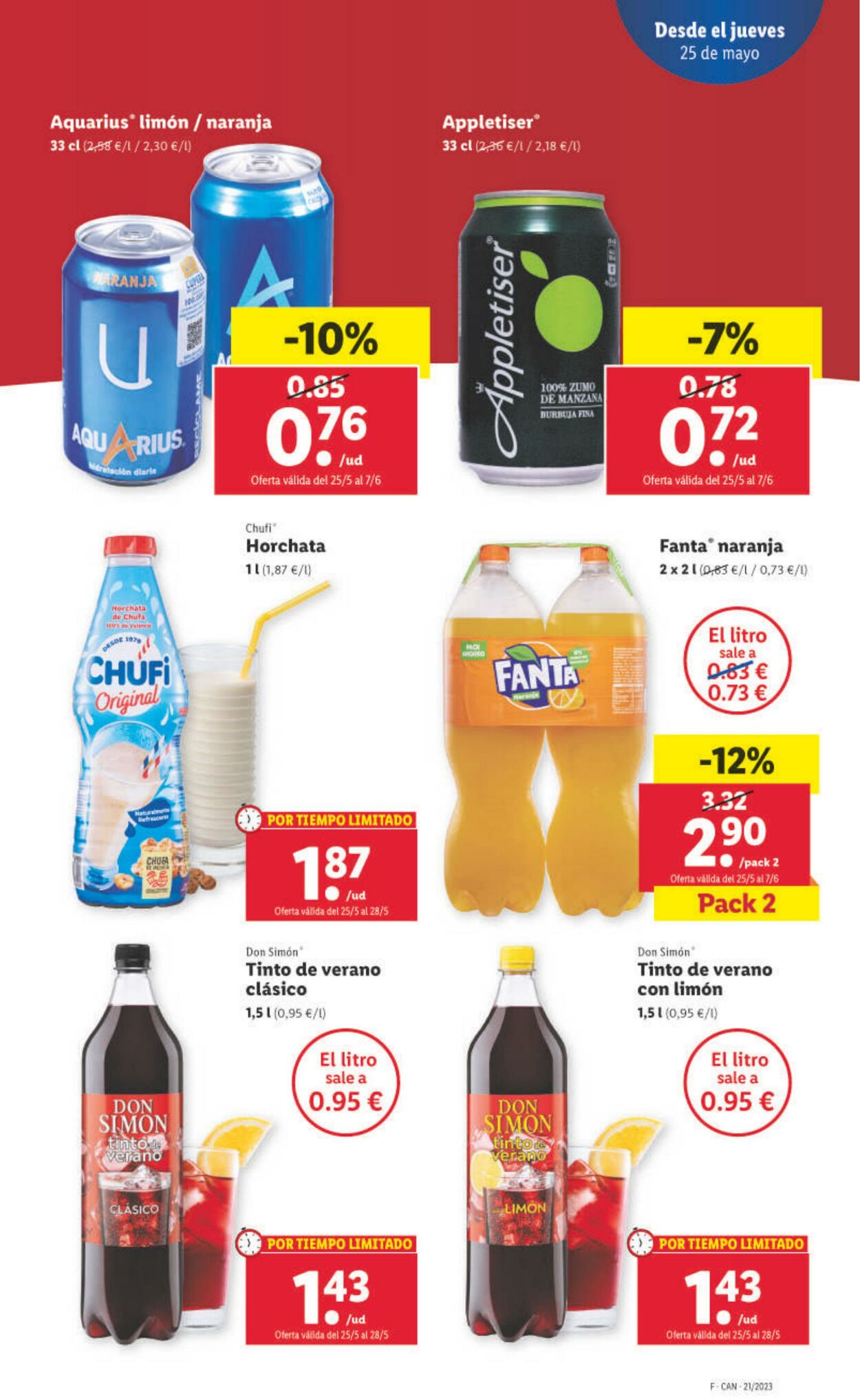 Folleto Lidl 25.05.2023 - 31.05.2023