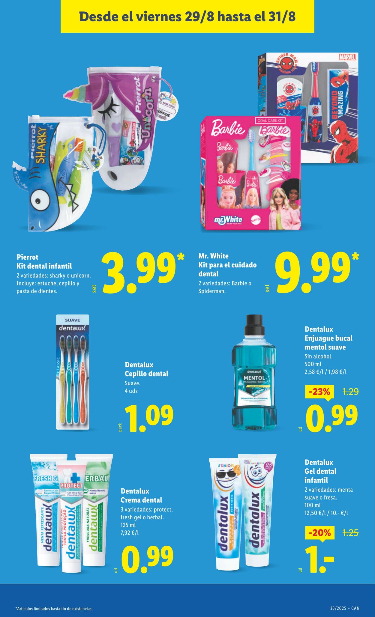 Folleto Lidl 25.08.2025 - 31.08.2025