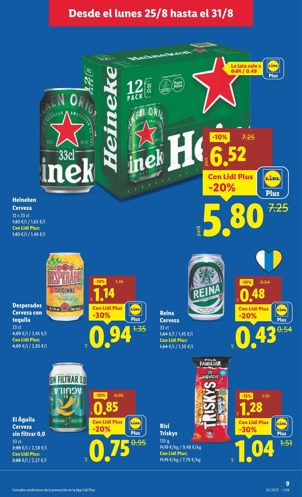 Folleto Lidl 25.08.2025 - 31.08.2025
