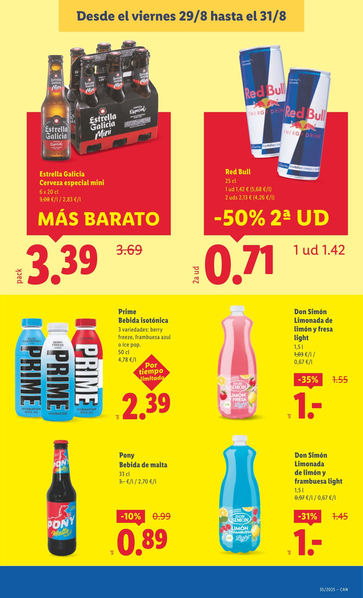 Folleto Lidl 25.08.2025 - 31.08.2025