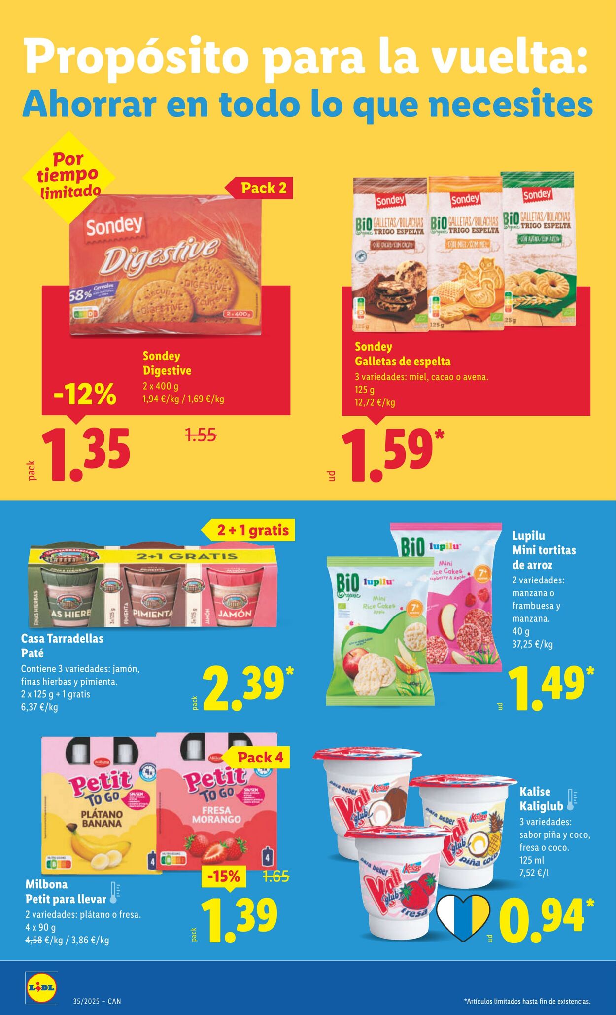 Folleto Lidl 25.08.2025 - 31.08.2025