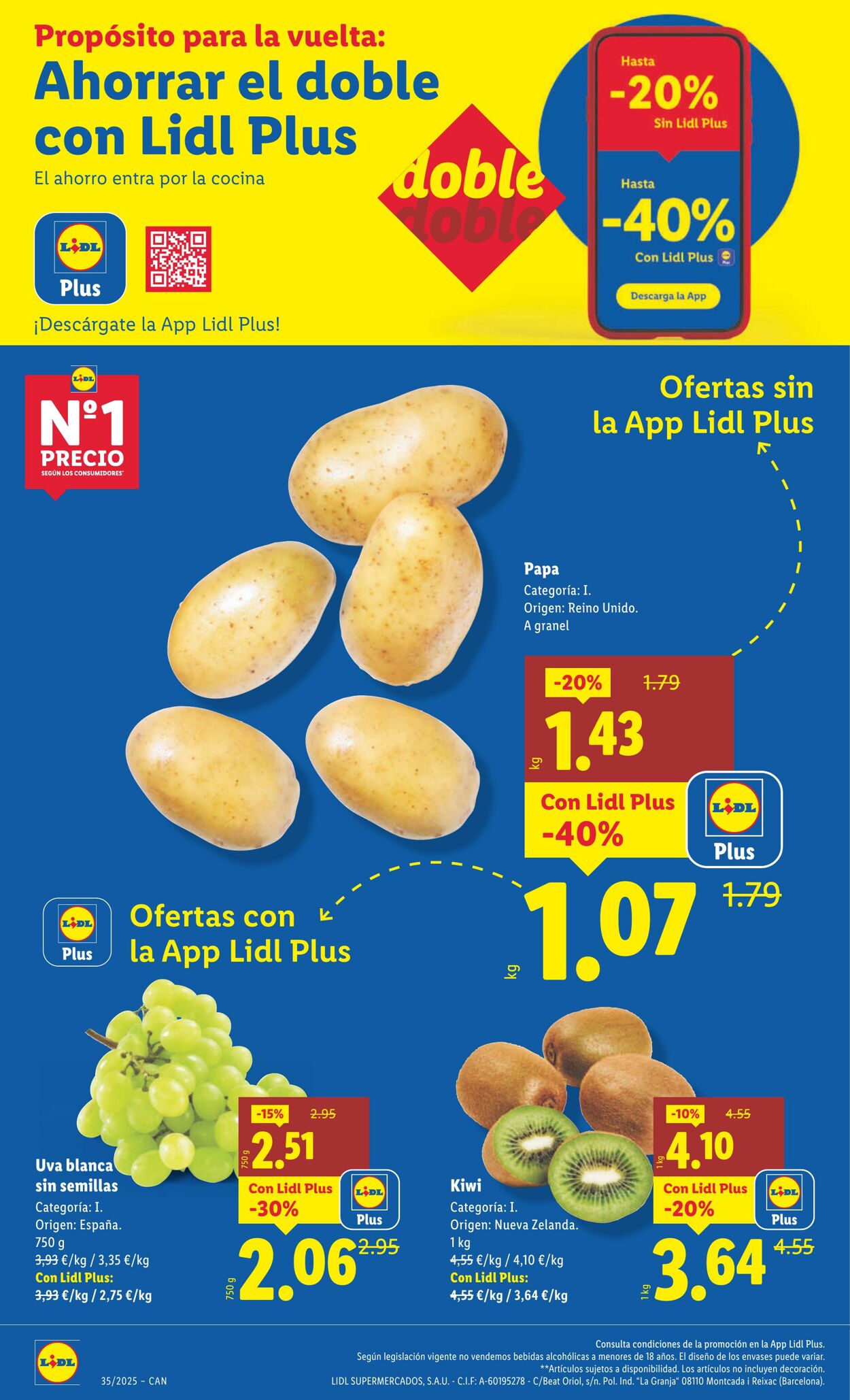 Folleto Lidl 25.08.2025 - 31.08.2025