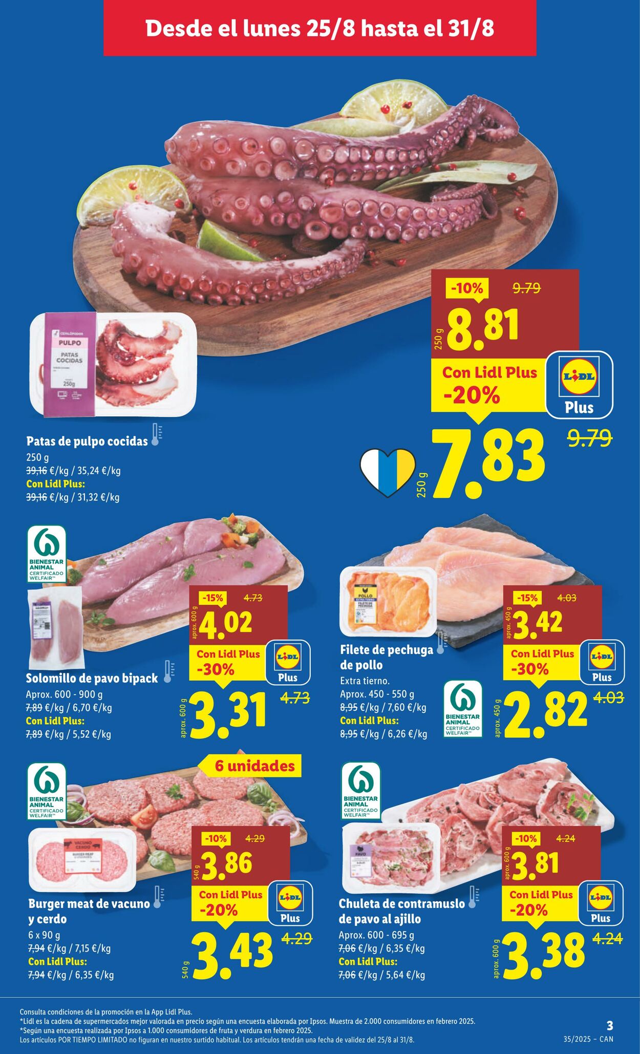 Folleto Lidl 25.08.2025 - 31.08.2025