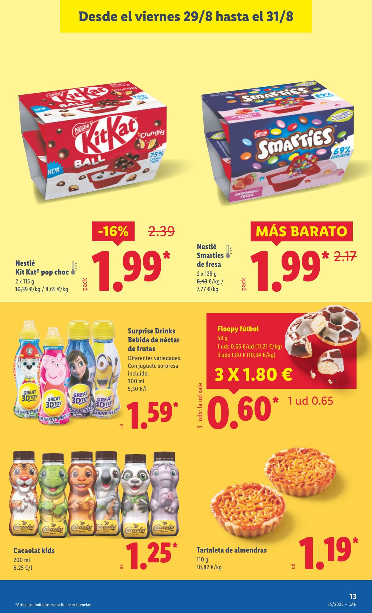 Folleto Lidl 25.08.2025 - 31.08.2025
