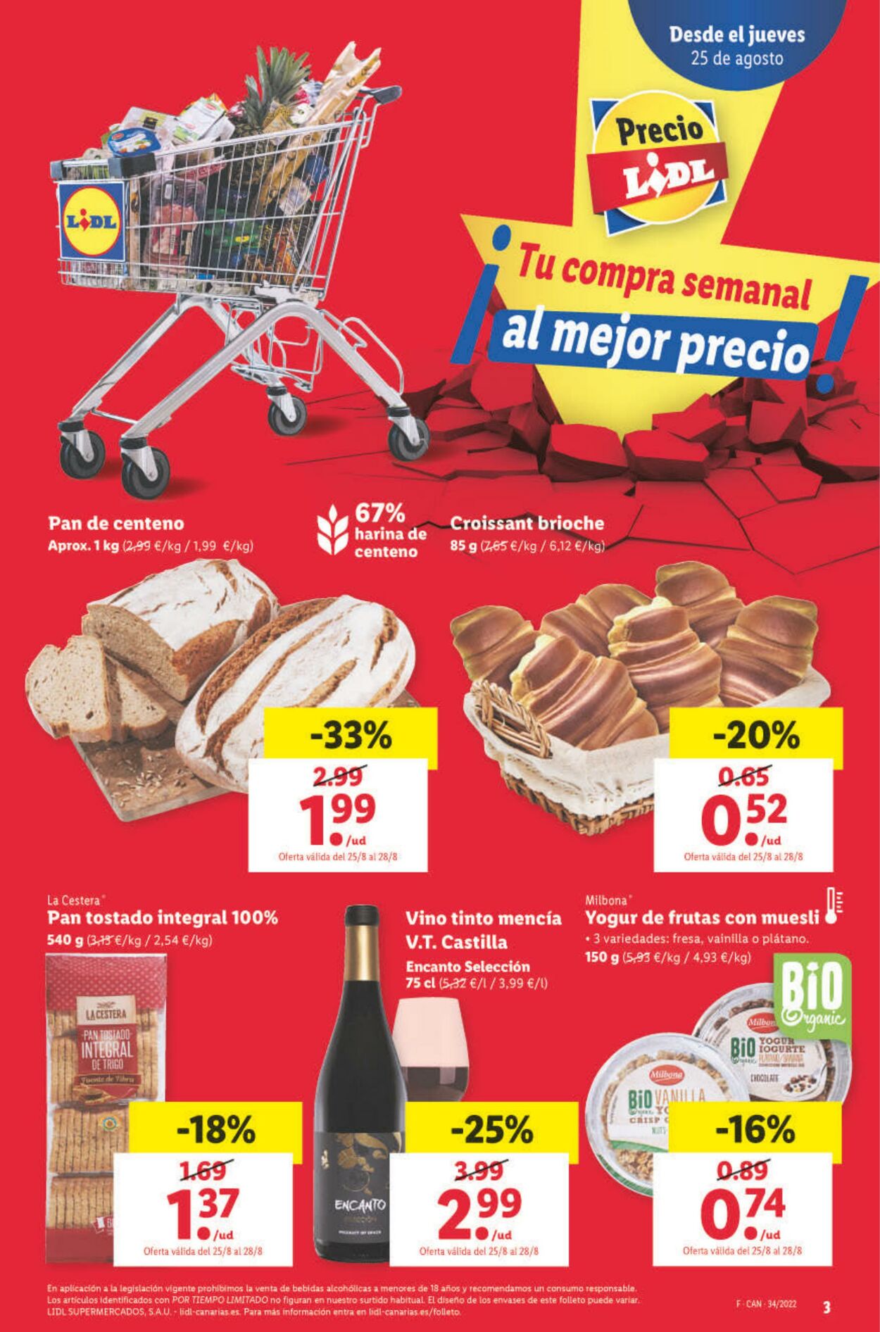 Folleto Lidl 25.08.2022 - 31.08.2022