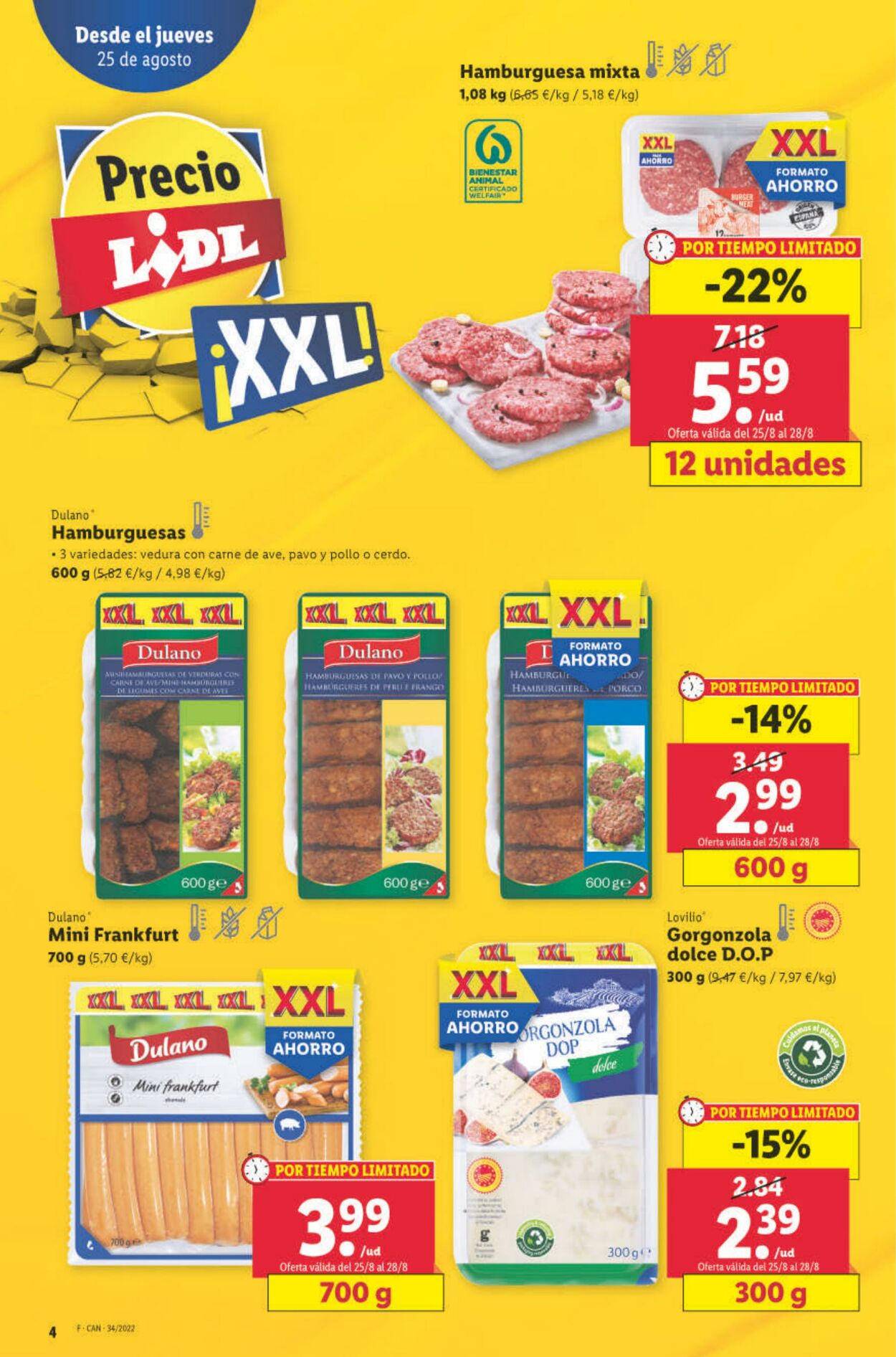 Folleto Lidl 25.08.2022 - 31.08.2022