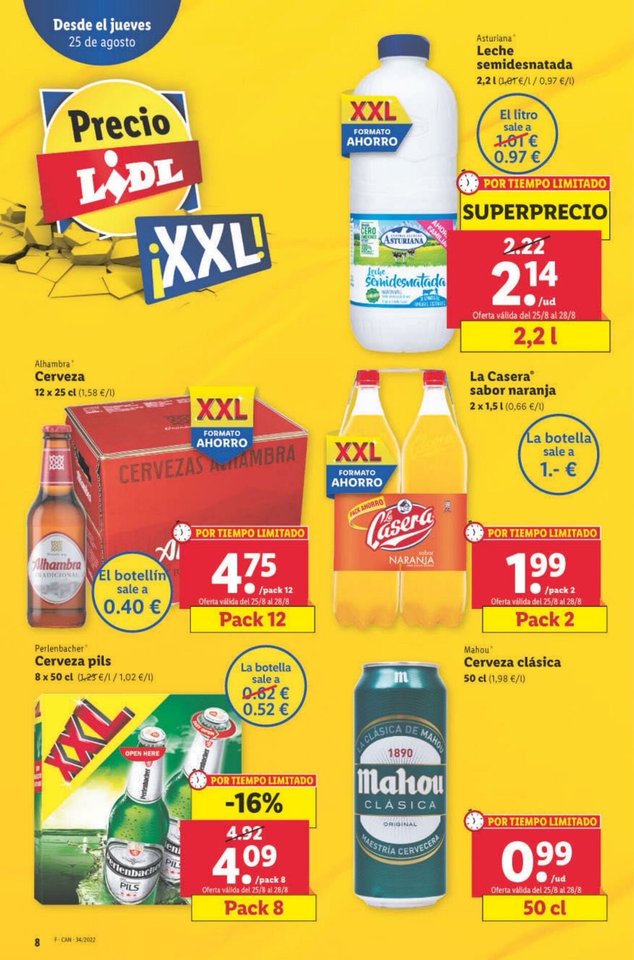 Folleto Lidl 25.08.2022 - 31.08.2022