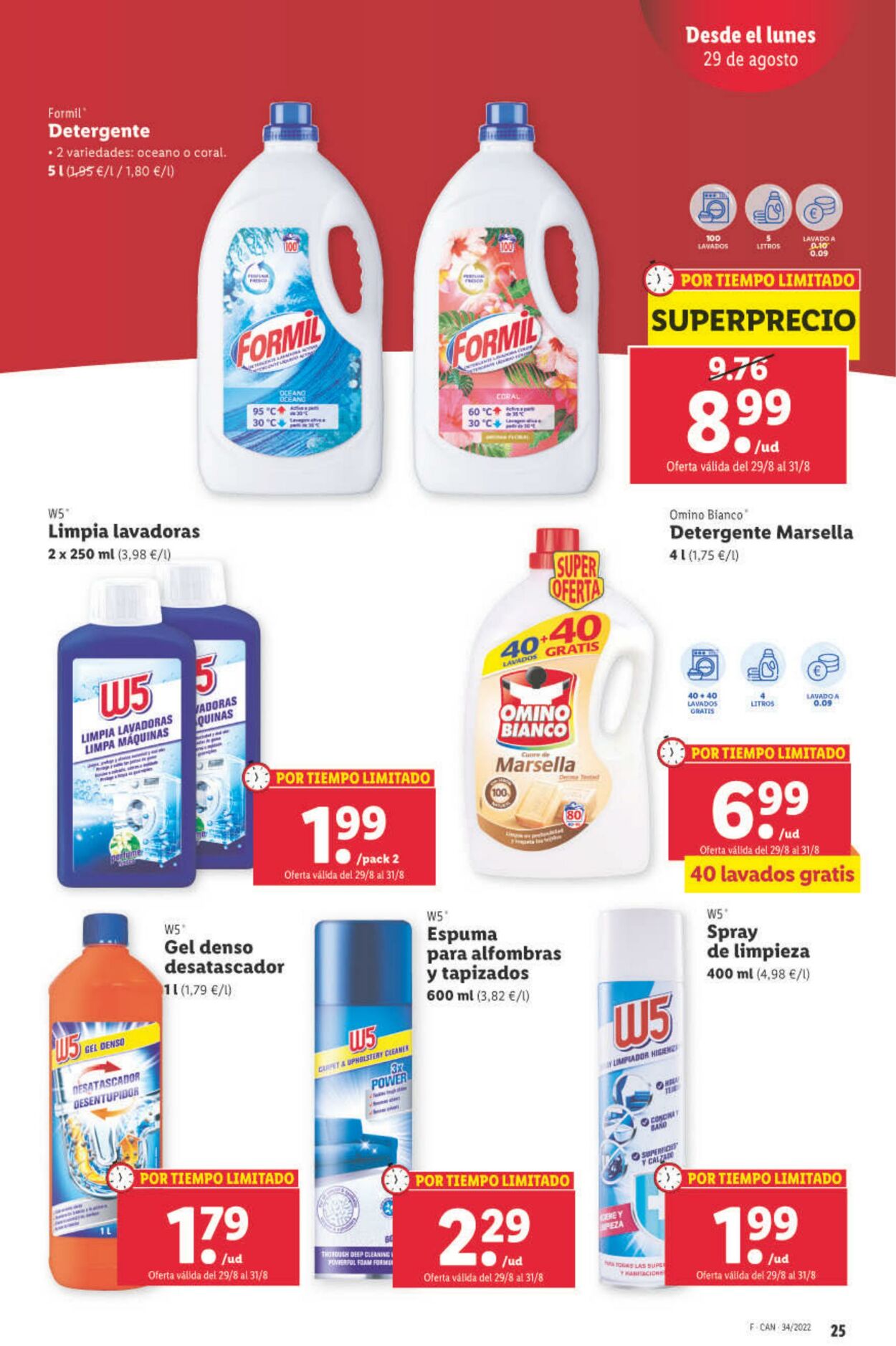 Folleto Lidl 25.08.2022 - 31.08.2022