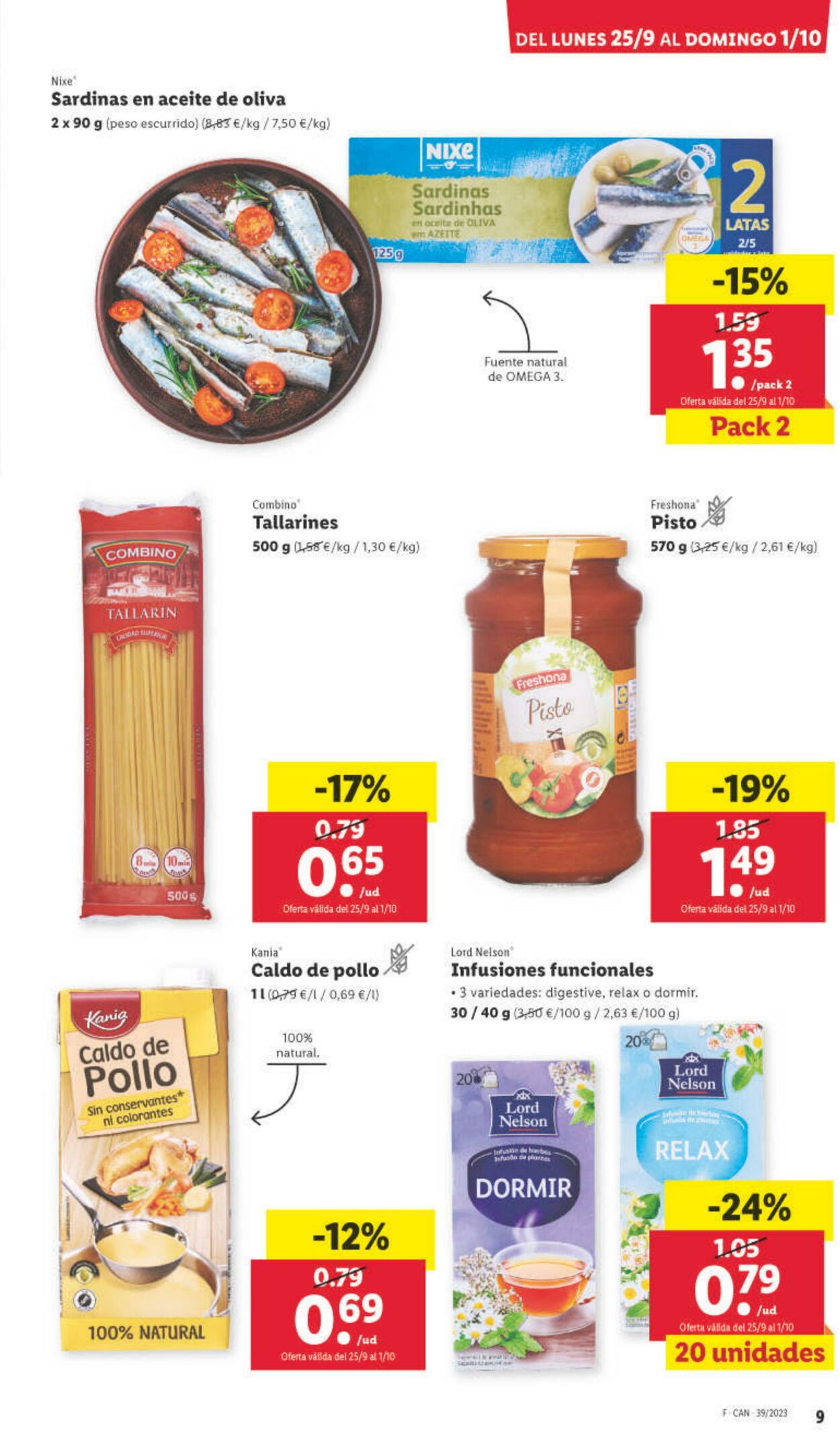 Folleto Lidl 25.09.2023 - 01.10.2023