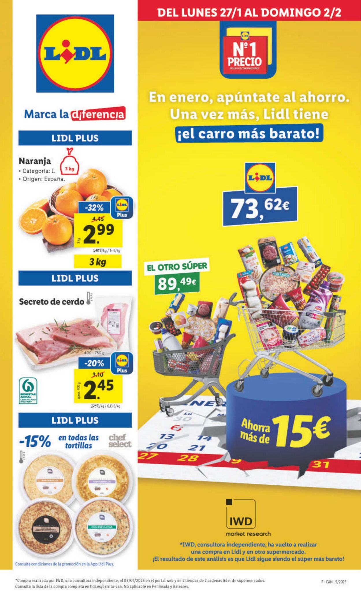 Folleto Lidl 27.01.2025 - 02.02.2025