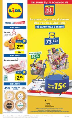 Folleto Lidl 27.01.2025 - 02.02.2025