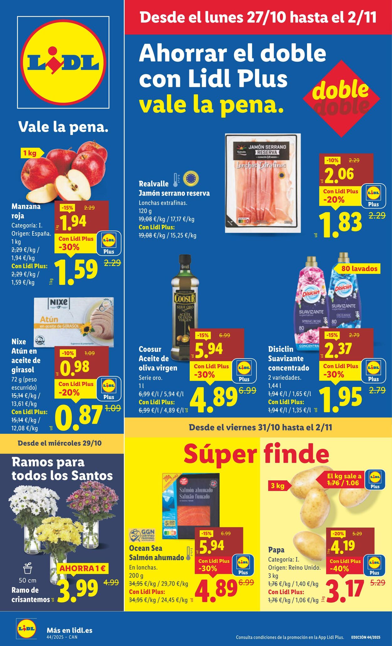 Folleto Lidl 27.10.2025 - 02.11.2025