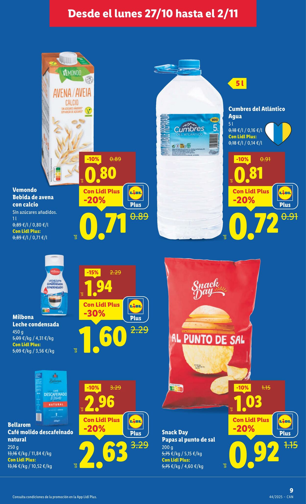 Folleto Lidl 27.10.2025 - 02.11.2025