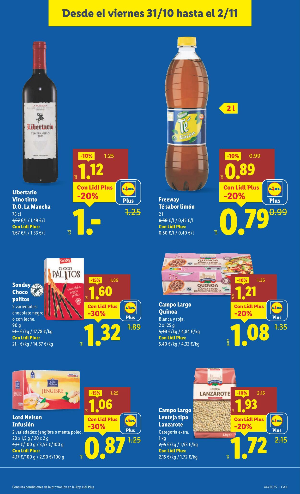 Folleto Lidl 27.10.2025 - 02.11.2025
