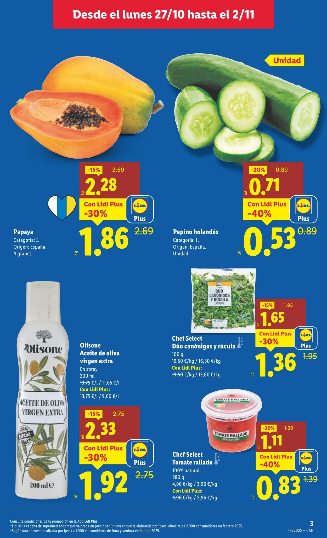 Folleto Lidl 27.10.2025 - 02.11.2025