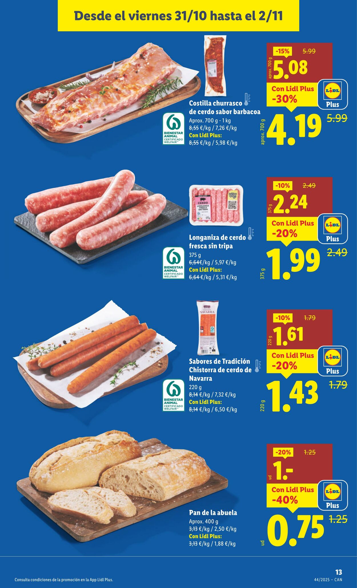 Folleto Lidl 27.10.2025 - 02.11.2025