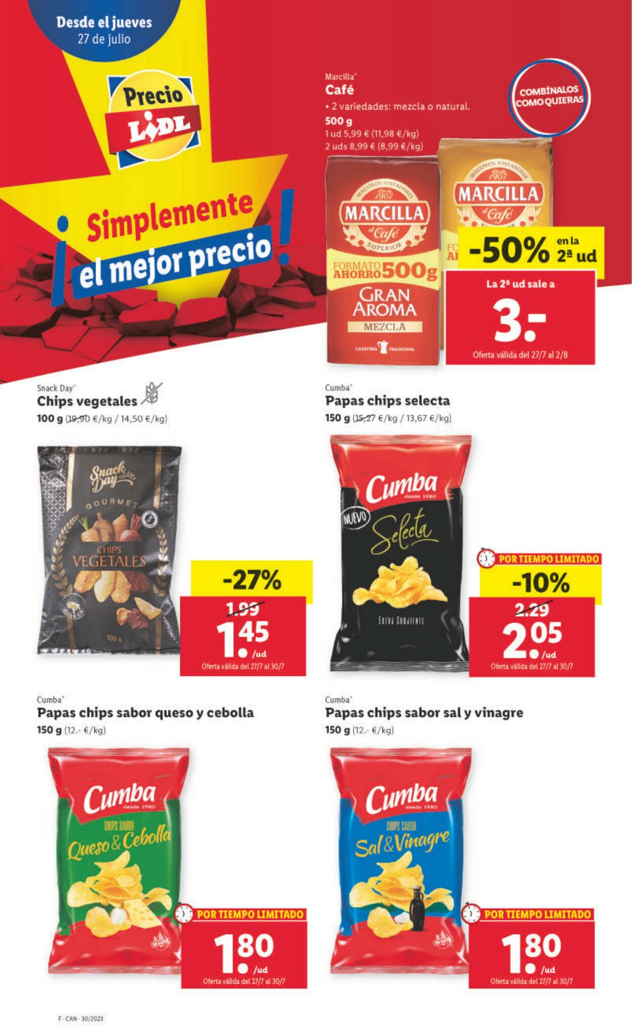 Folleto Lidl 27.07.2023 - 02.08.2023