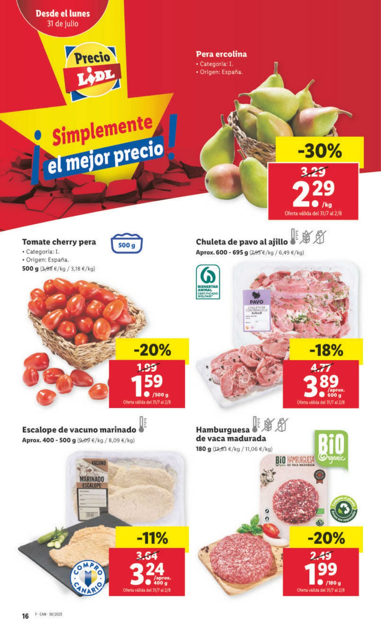 Folleto Lidl 27.07.2023 - 02.08.2023