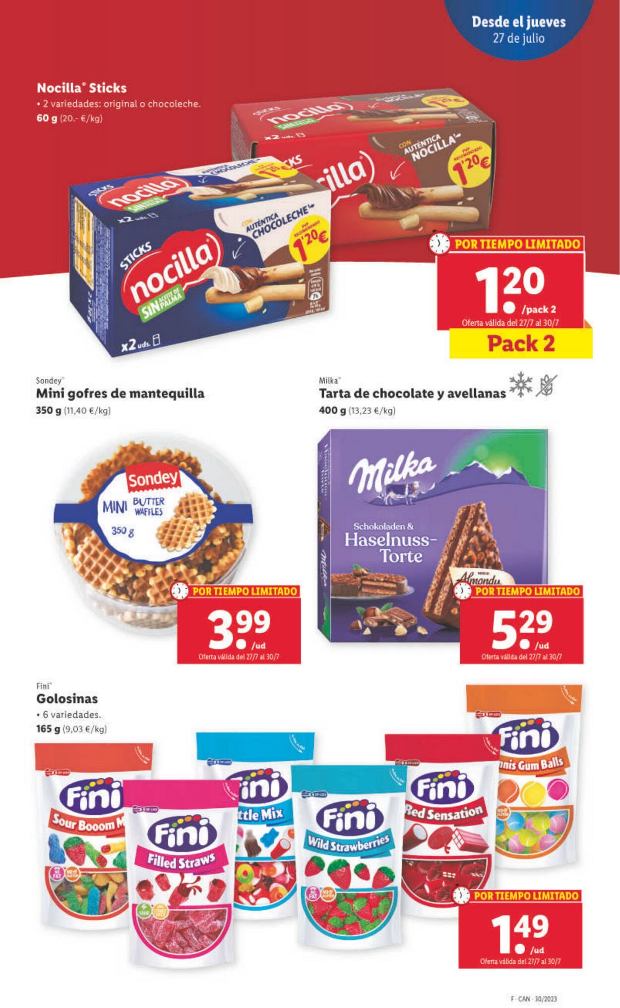 Folleto Lidl 27.07.2023 - 02.08.2023