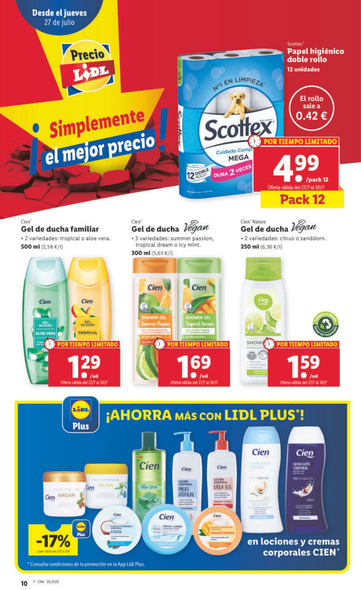 Folleto Lidl 27.07.2023 - 02.08.2023