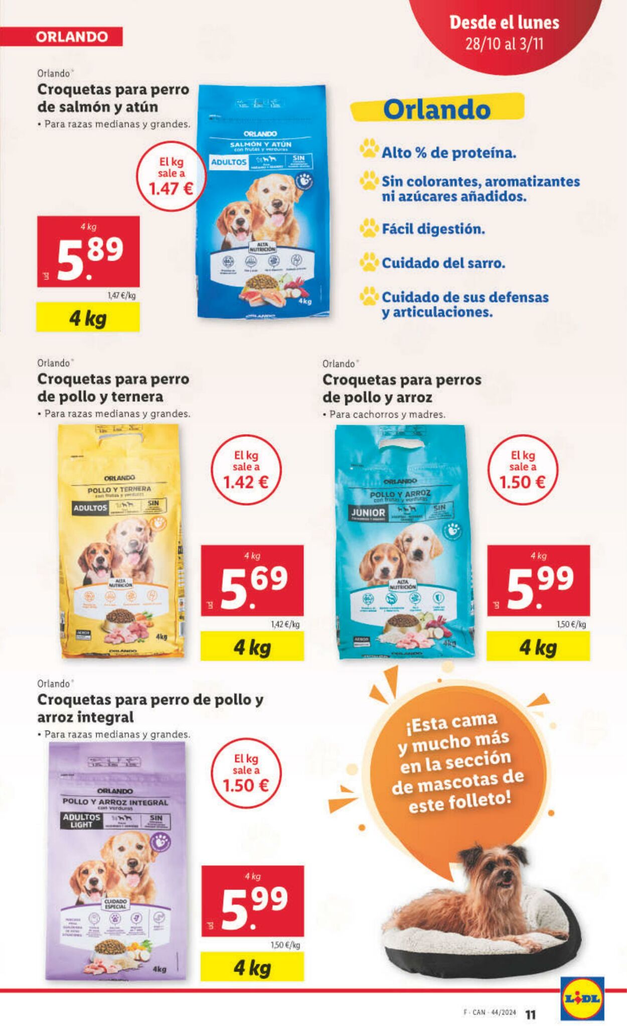 Folleto Lidl 28.10.2024 - 03.11.2024