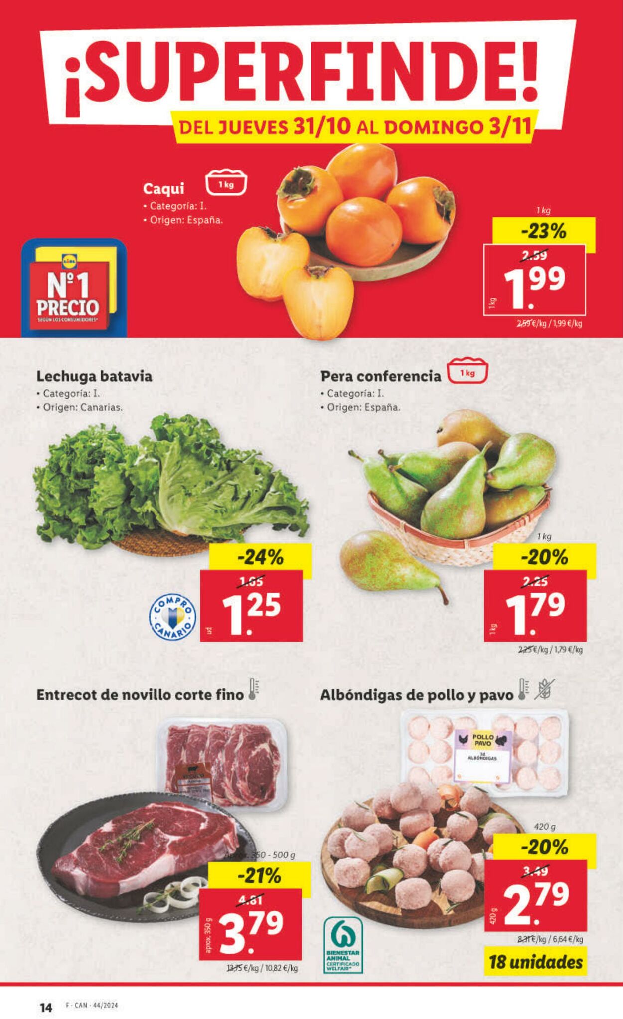 Folleto Lidl 28.10.2024 - 03.11.2024