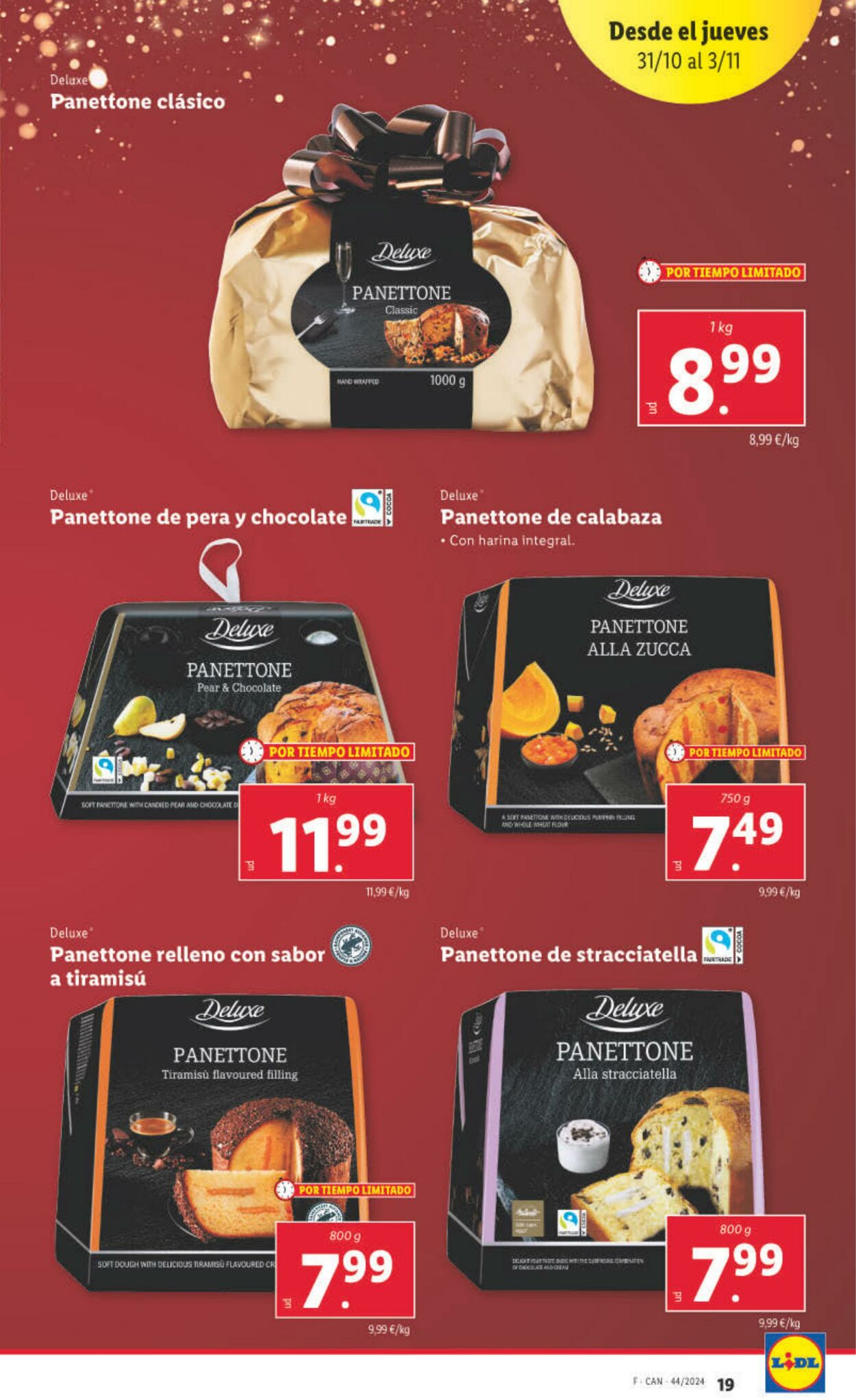 Folleto Lidl 28.10.2024 - 03.11.2024