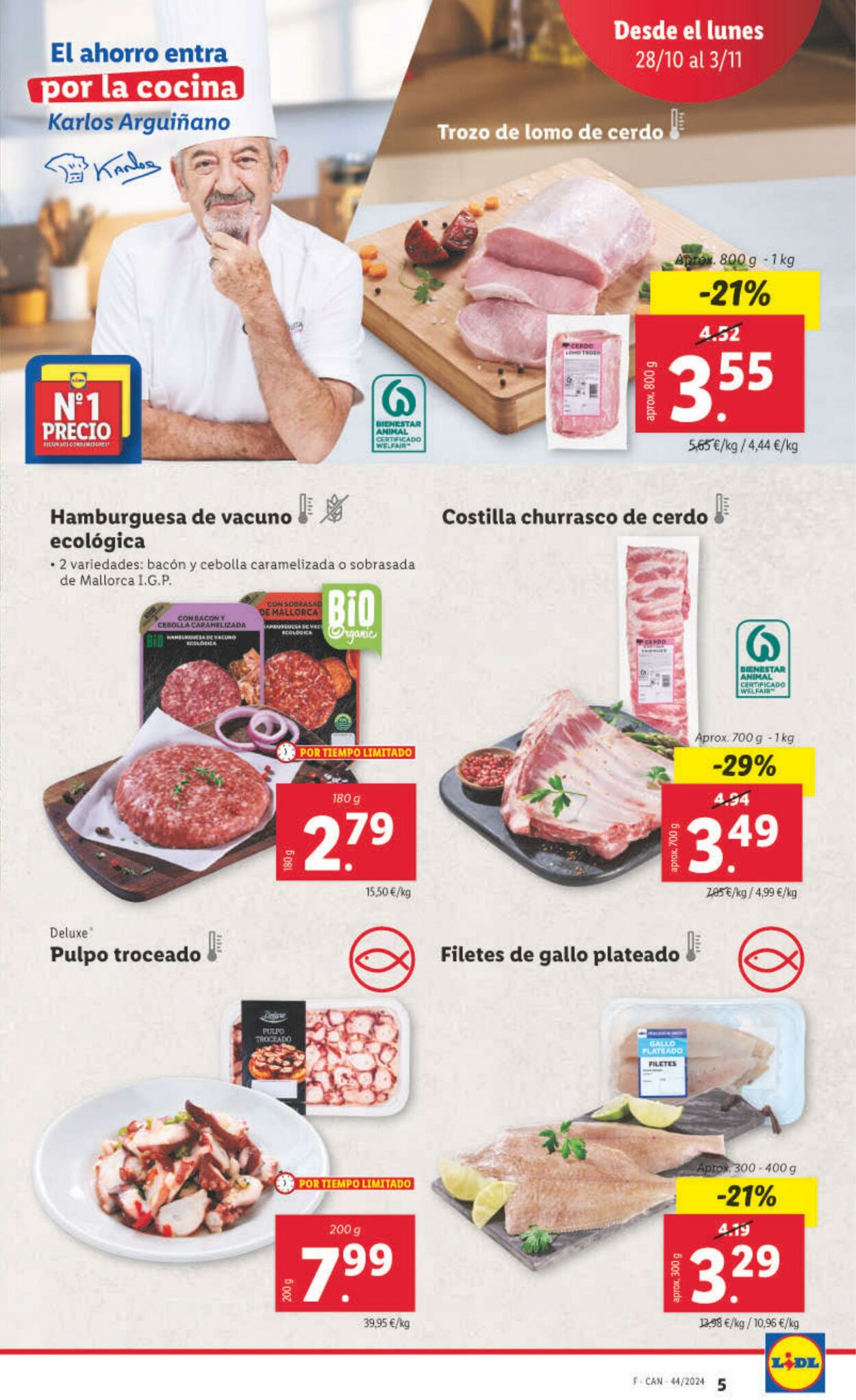 Folleto Lidl 28.10.2024 - 03.11.2024