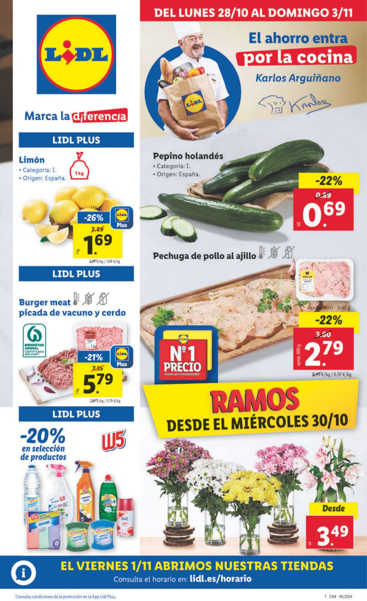 Folleto Lidl - Islas Canarias desde el 28/10 28 oct., 2024 - 3 nov., 2024